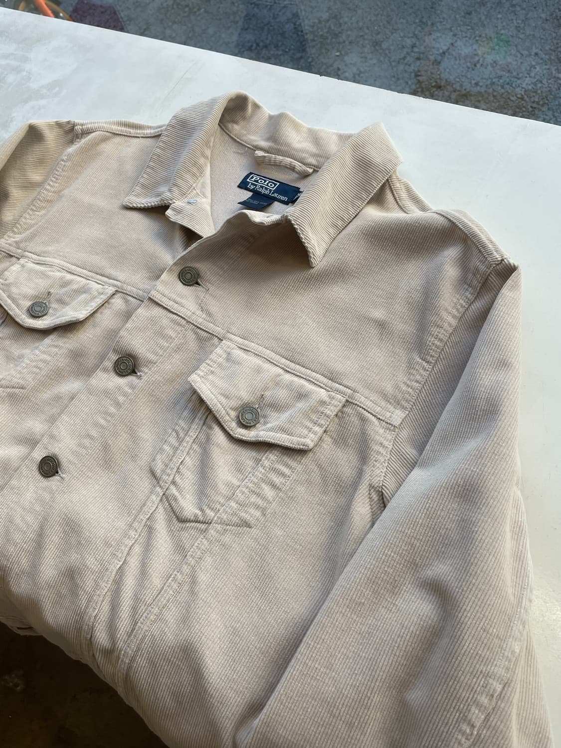 90‘s POLO 3rd trucker jacket L 폴로 트러커자켓  상품이미지7