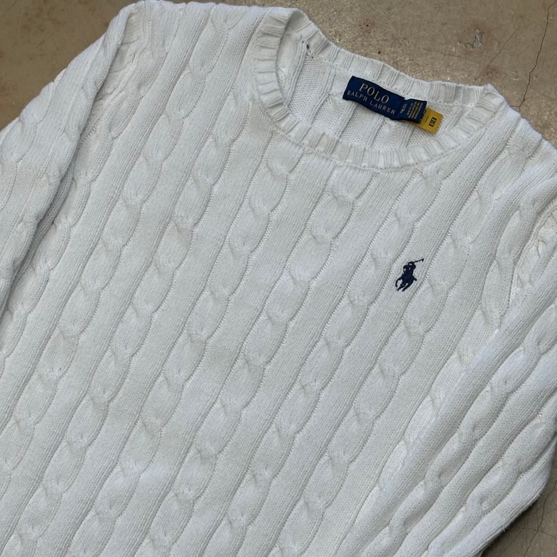 🫶🏻 폴로랄프로렌 여성용 White 긴팔 니트 🫶🏻 상품이미지2