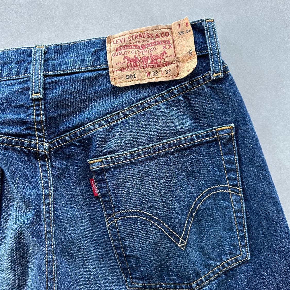 [32인치]리바이스 Levi's 00s 501 빈티지워싱 데님 팬츠 상품이미지8