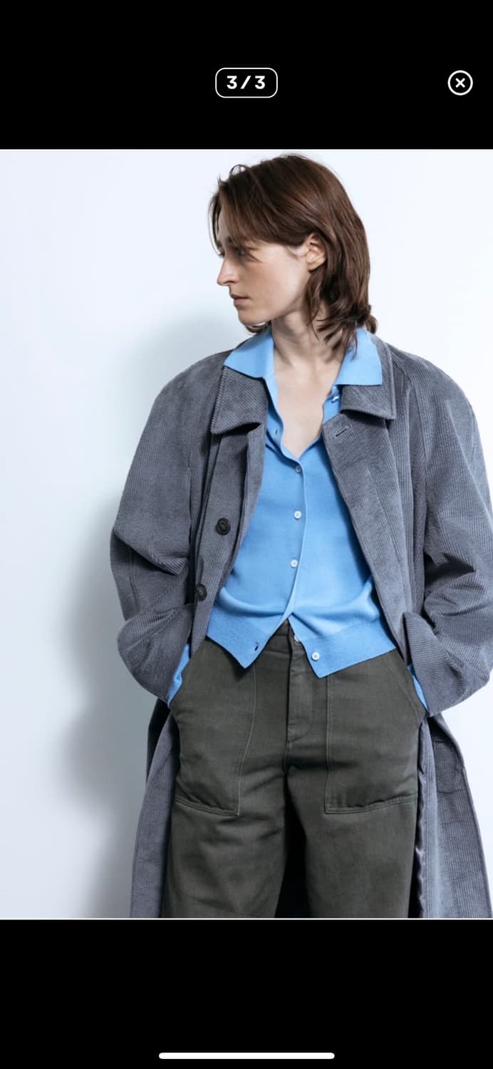 문달 코듀로이 레글런 코트 상품이미지3