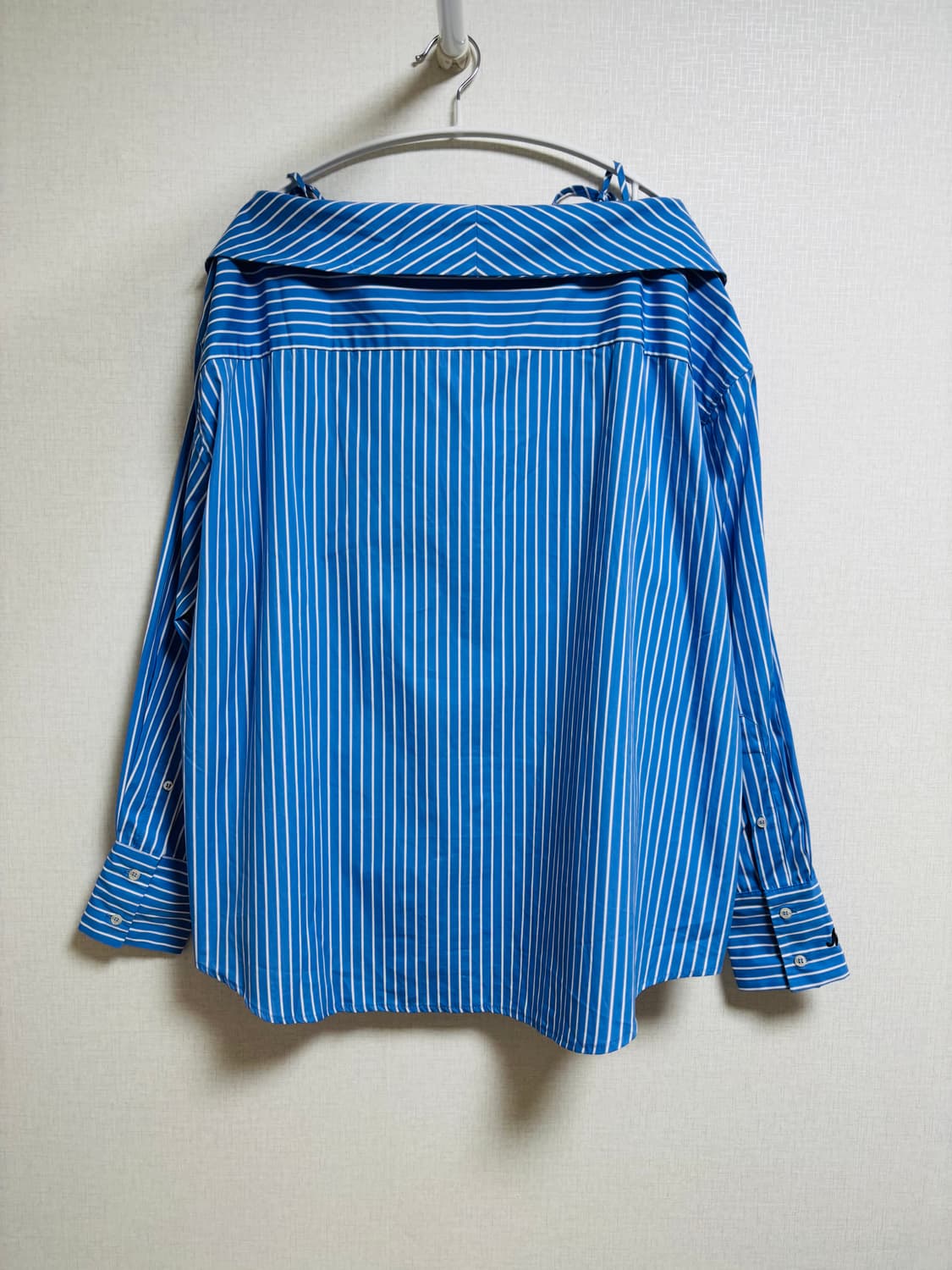 MSGM 스트라이프 오프숄더 블라우스 상품이미지4