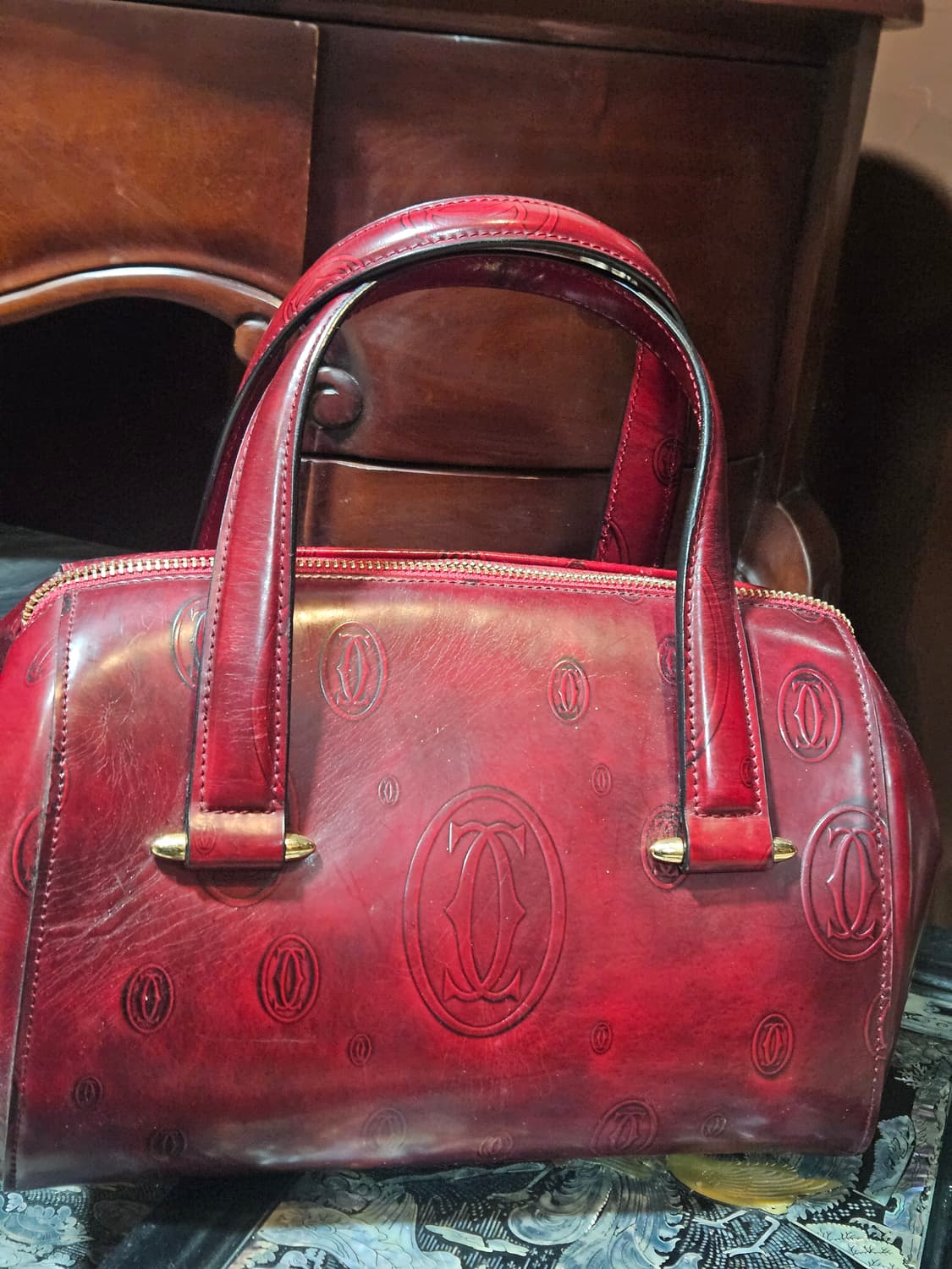 Cartier Vintage Must Boston Bag  상품이미지1