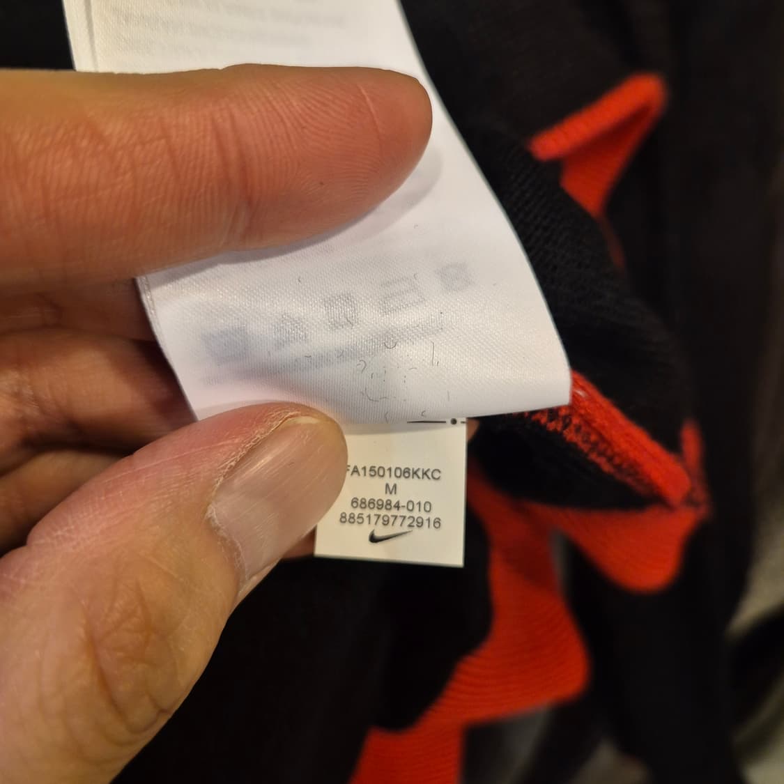 (M) 나이키 x 타이거우즈 블랙 니트 상품이미지5