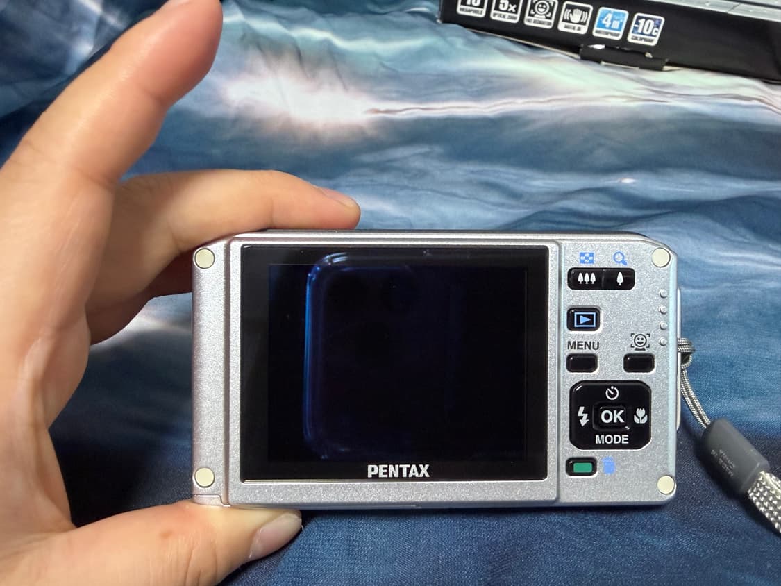 펜탁스 optio w60 카메라 디카 실버 초미품 풀박 💕✨ 상품이미지4