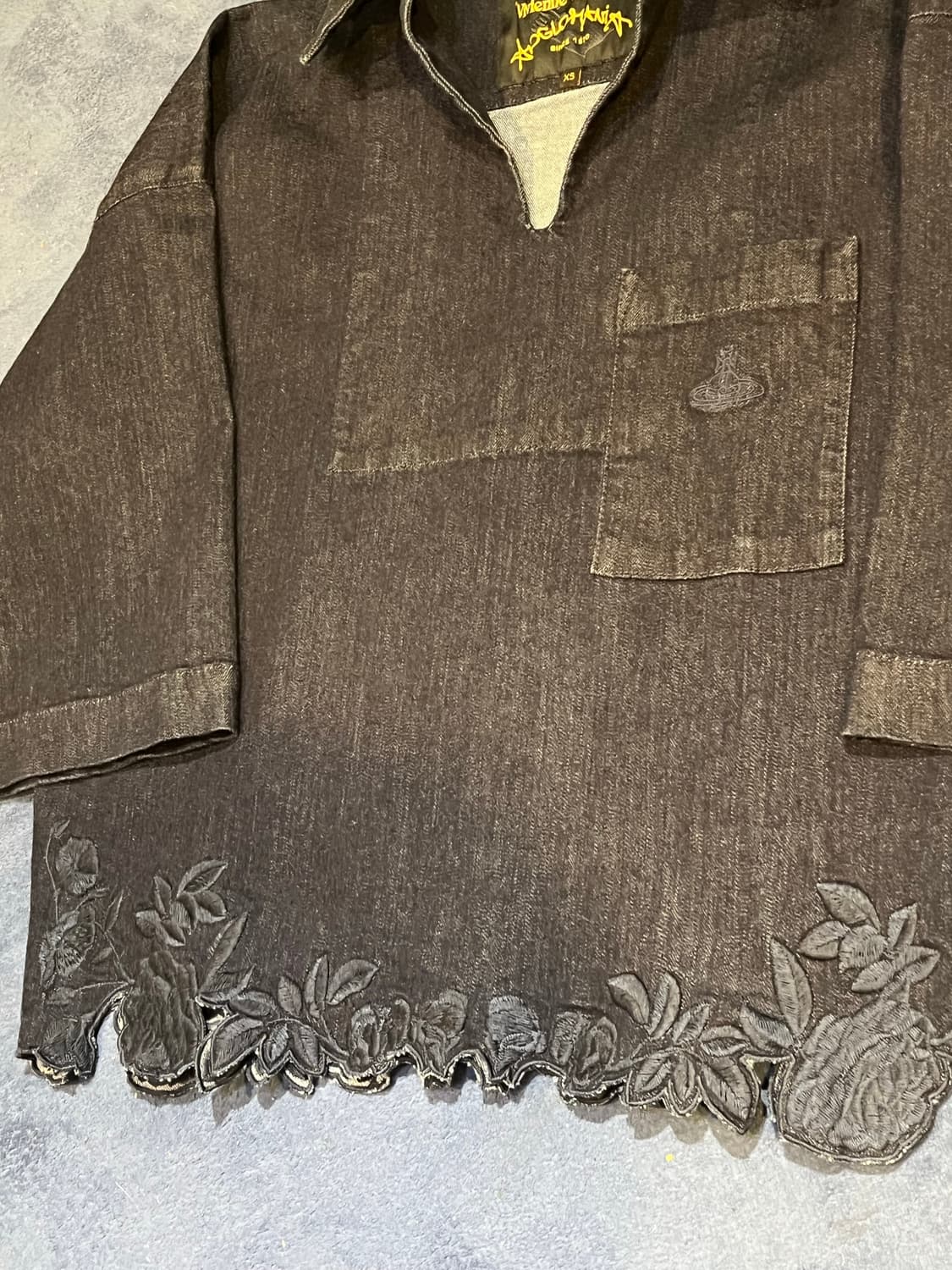 비비안 웨스트우드 앵글로매니아 데님 블라우스 상품이미지6