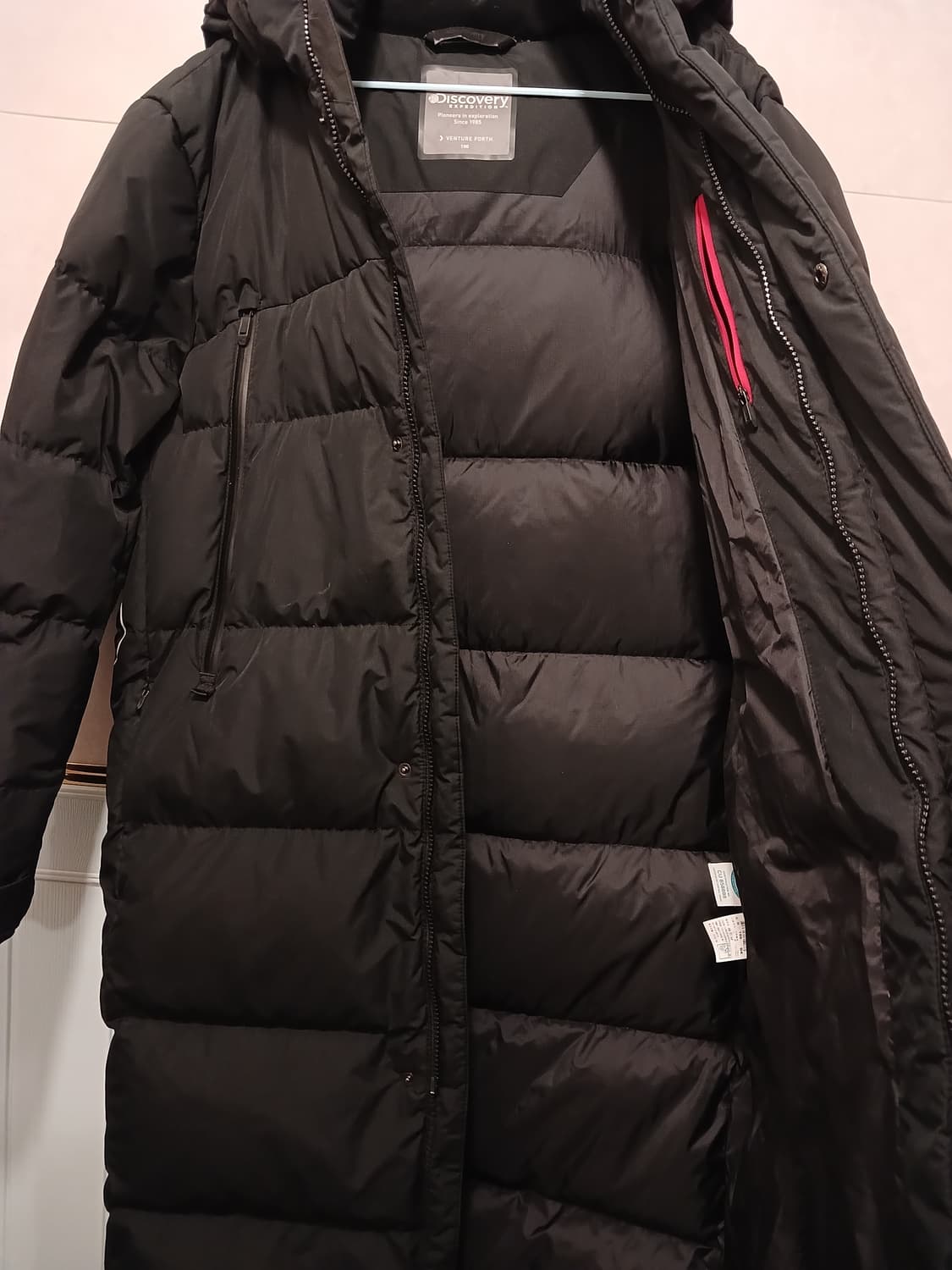 디스커버리 정품 남성 롱패딩 100 사이즈 (여성 입으셔도됨) 상품이미지4