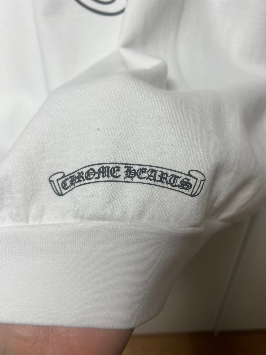 (L) 크롬하츠 홀스슈 후드집업 화이트 상품이미지3