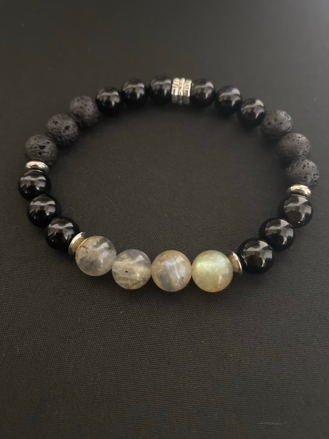 라브라도라이트 믹스 원석 팔찌 상품이미지3