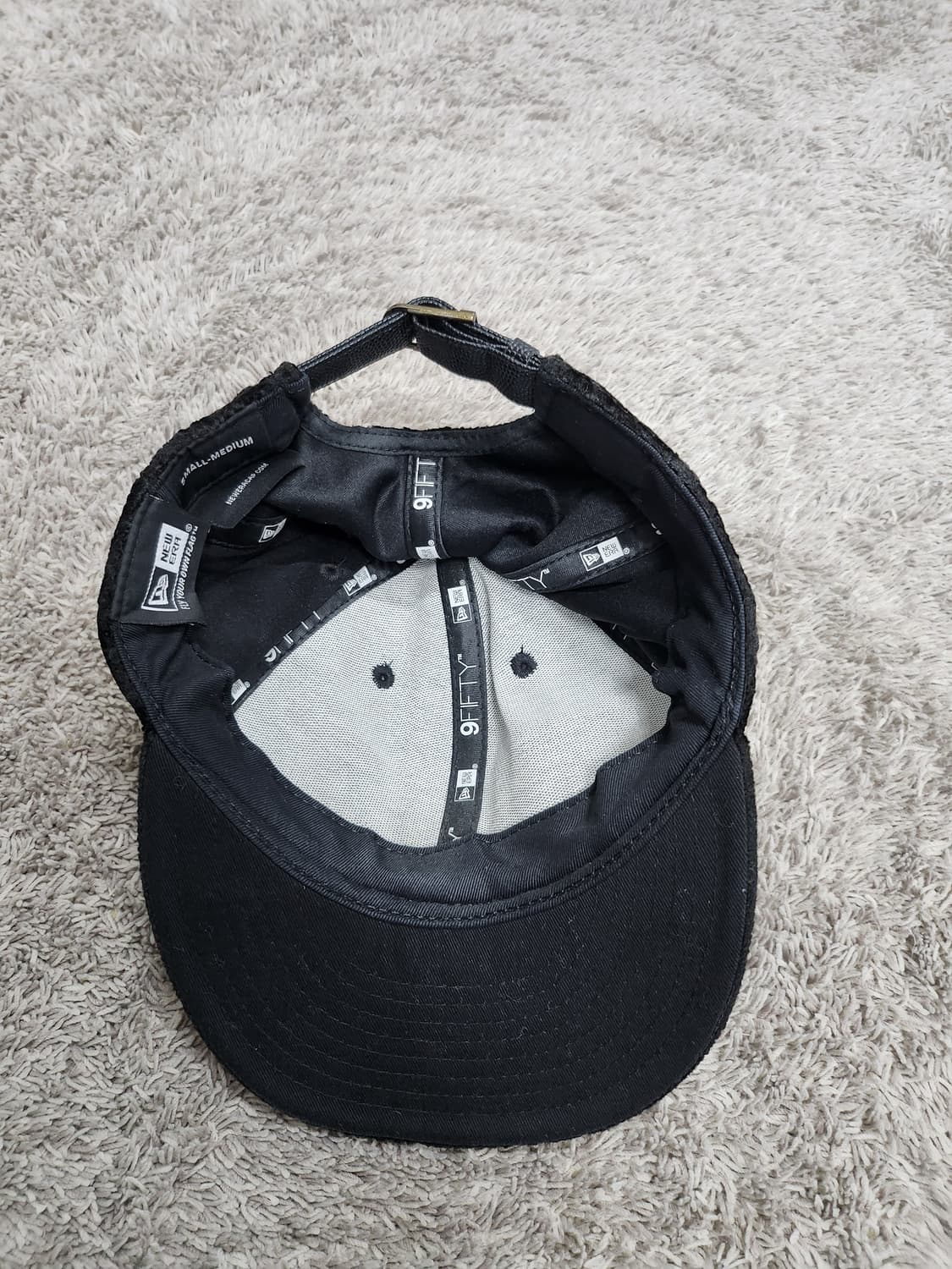 뉴에라 9FIFTY 블랙 캡 S-M 상품이미지4