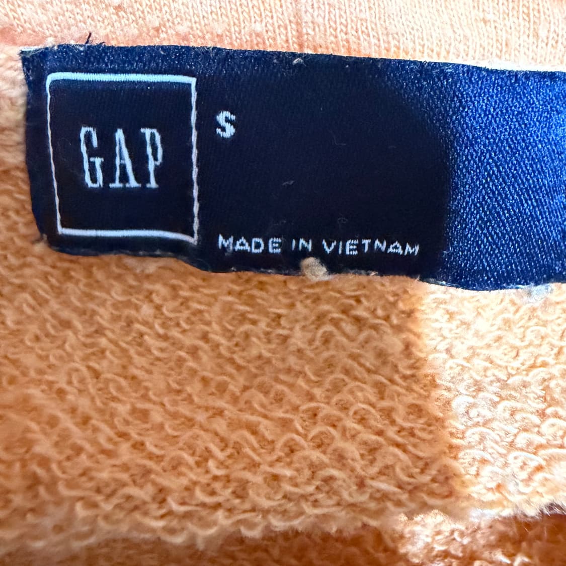 갭 오렌지 후드집업 s 상품이미지3