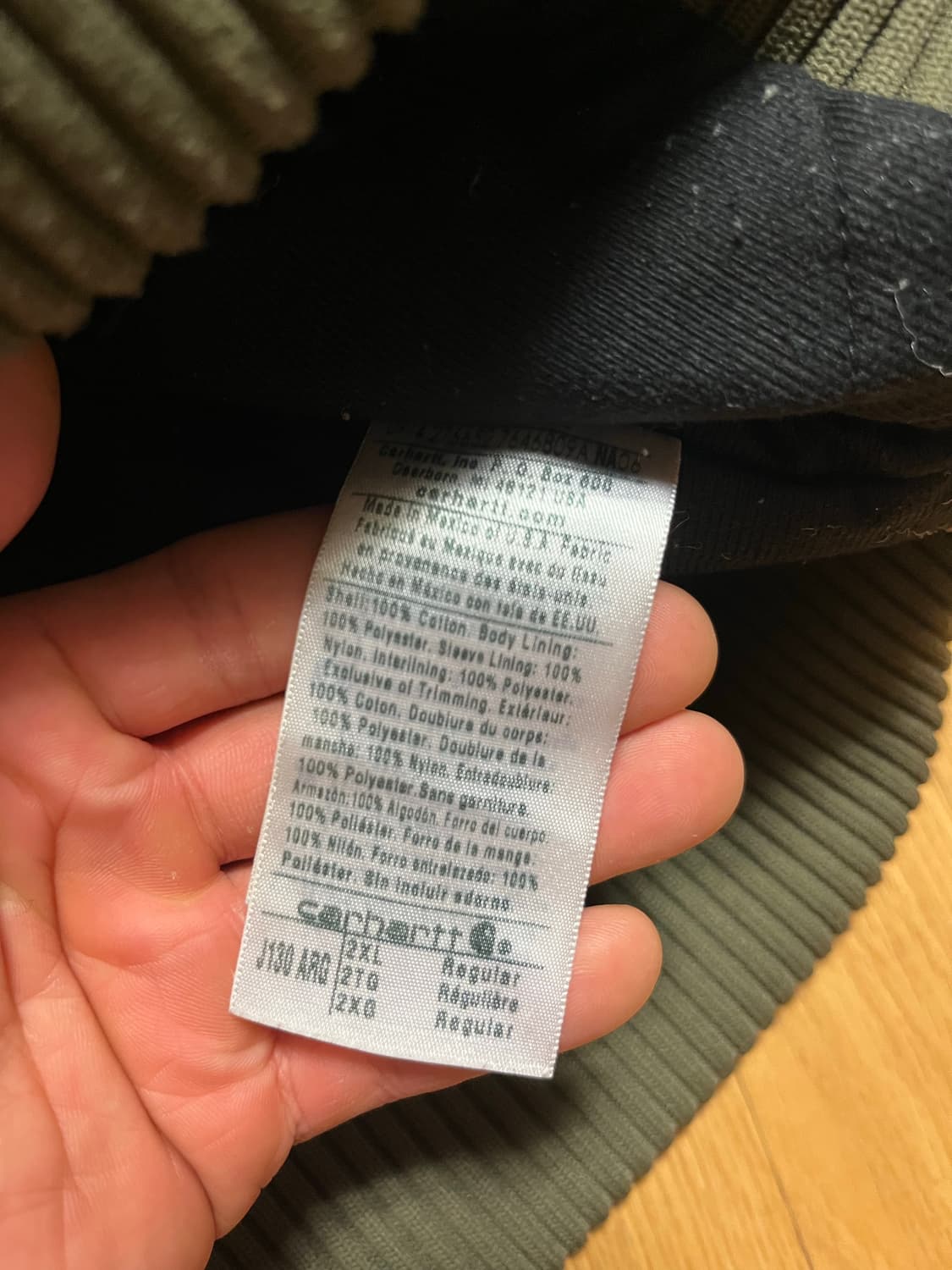 [XXL] 칼하트 J130 액티브 자켓 ARG 상품이미지6