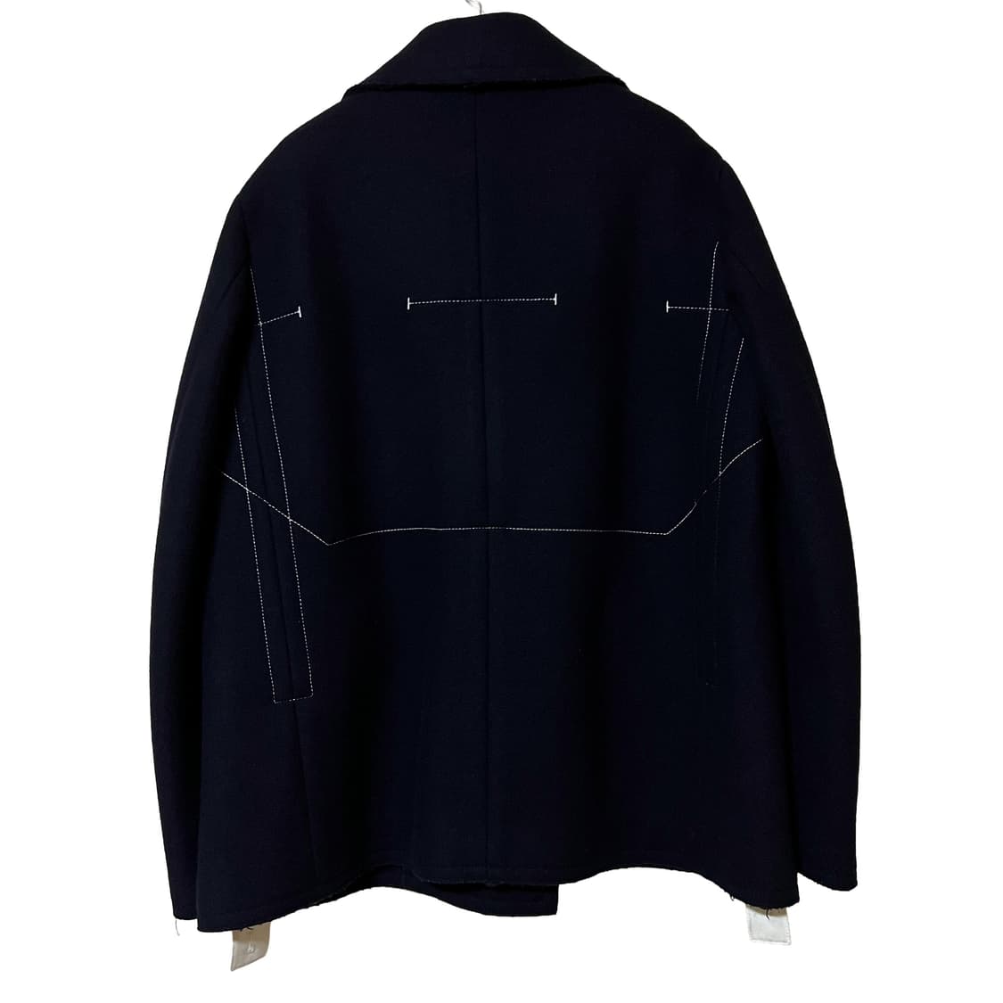 [48]질샌더 헤비 울 스티치 피코트 상품이미지4