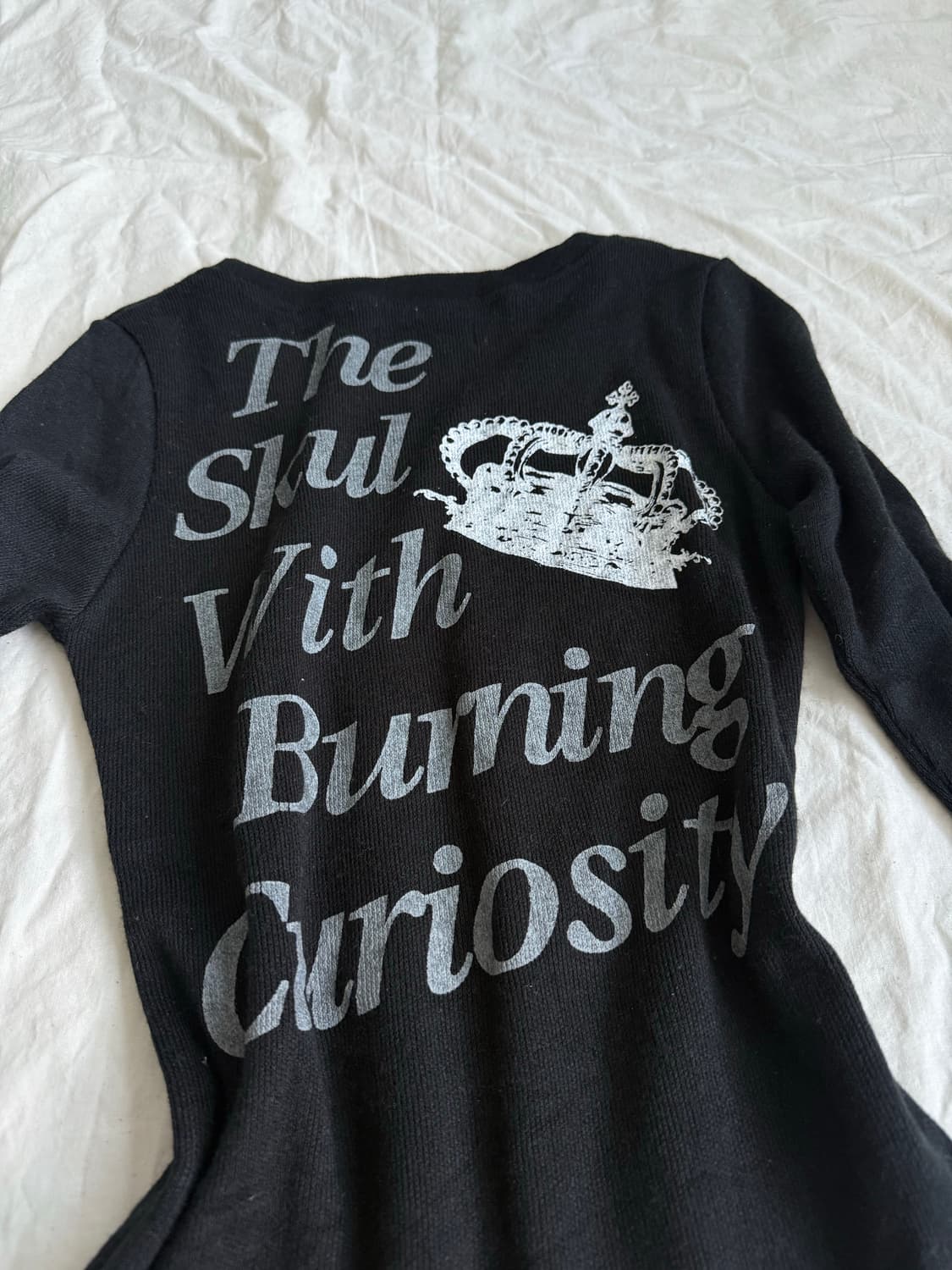 블랙 펑크 락시크 갸루펑크 슬림핏 탑 상품이미지4