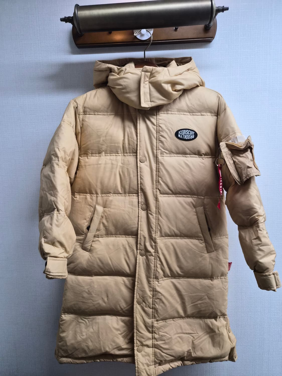 155) 아이스비스킷 덕다운 롱패딩 팝니다 상품이미지1