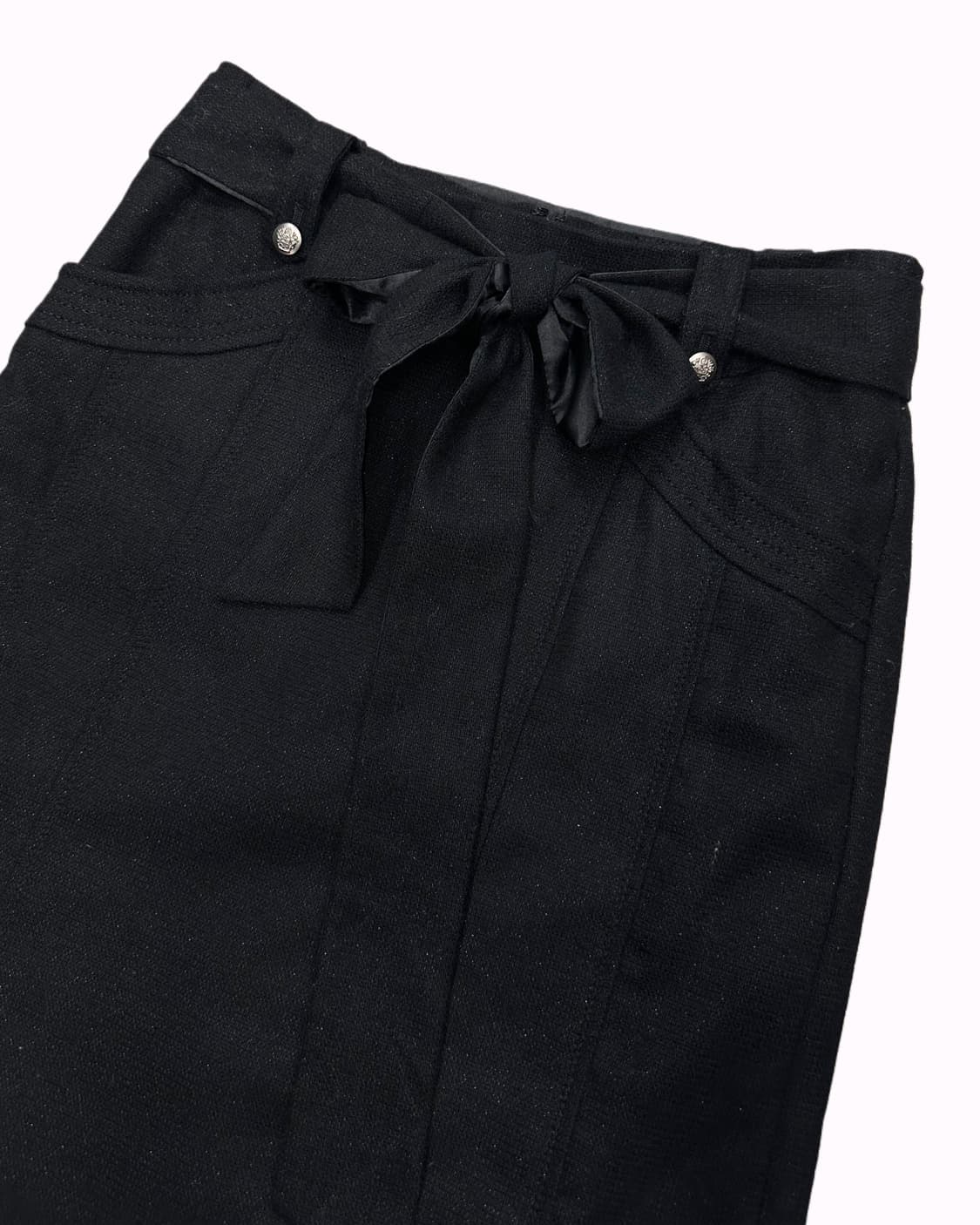 belted ribbon wool skirt 상품이미지3