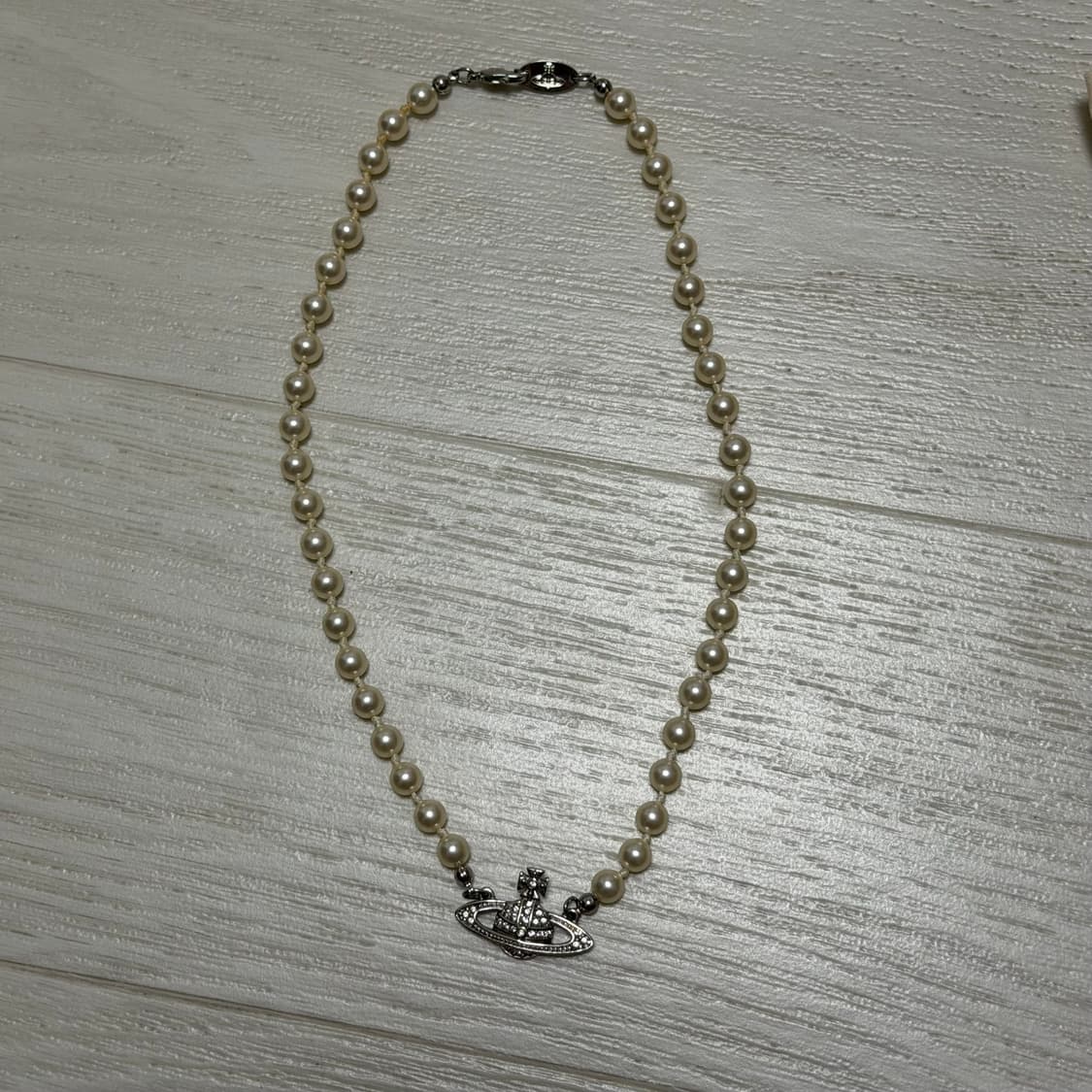 비비안 진주 초커 목걸이 상품이미지2