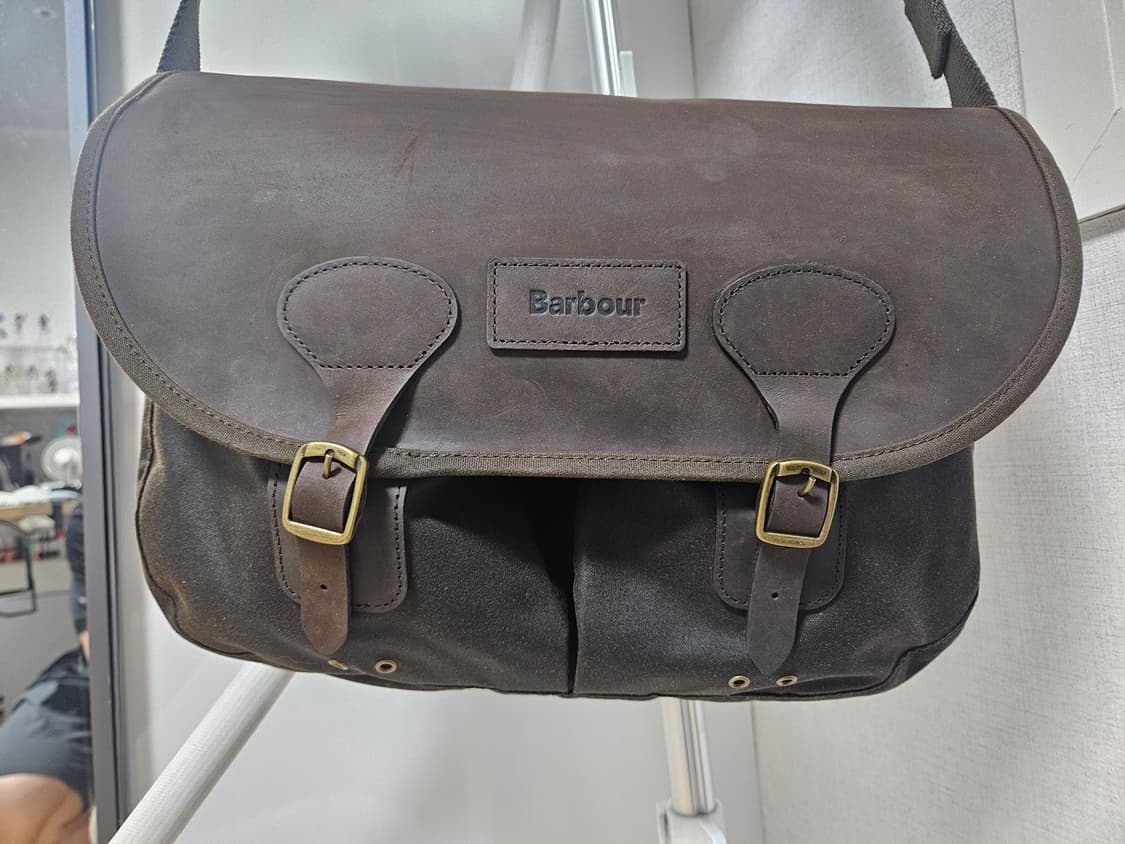 바버 왁스 레더 타라스 크로스백 올리브 barbour tarras 상품이미지1