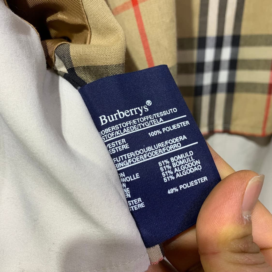 버버리 트렌치 더블코트 판매합니다 상품이미지9