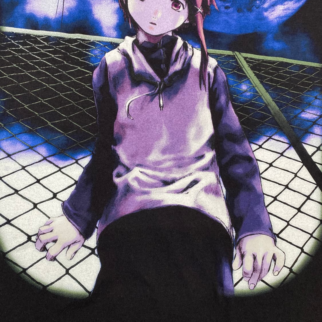 긱스룰 시리얼 익스페리먼츠 레인 오피셜 애니메이션 티셔츠 상품이미지6