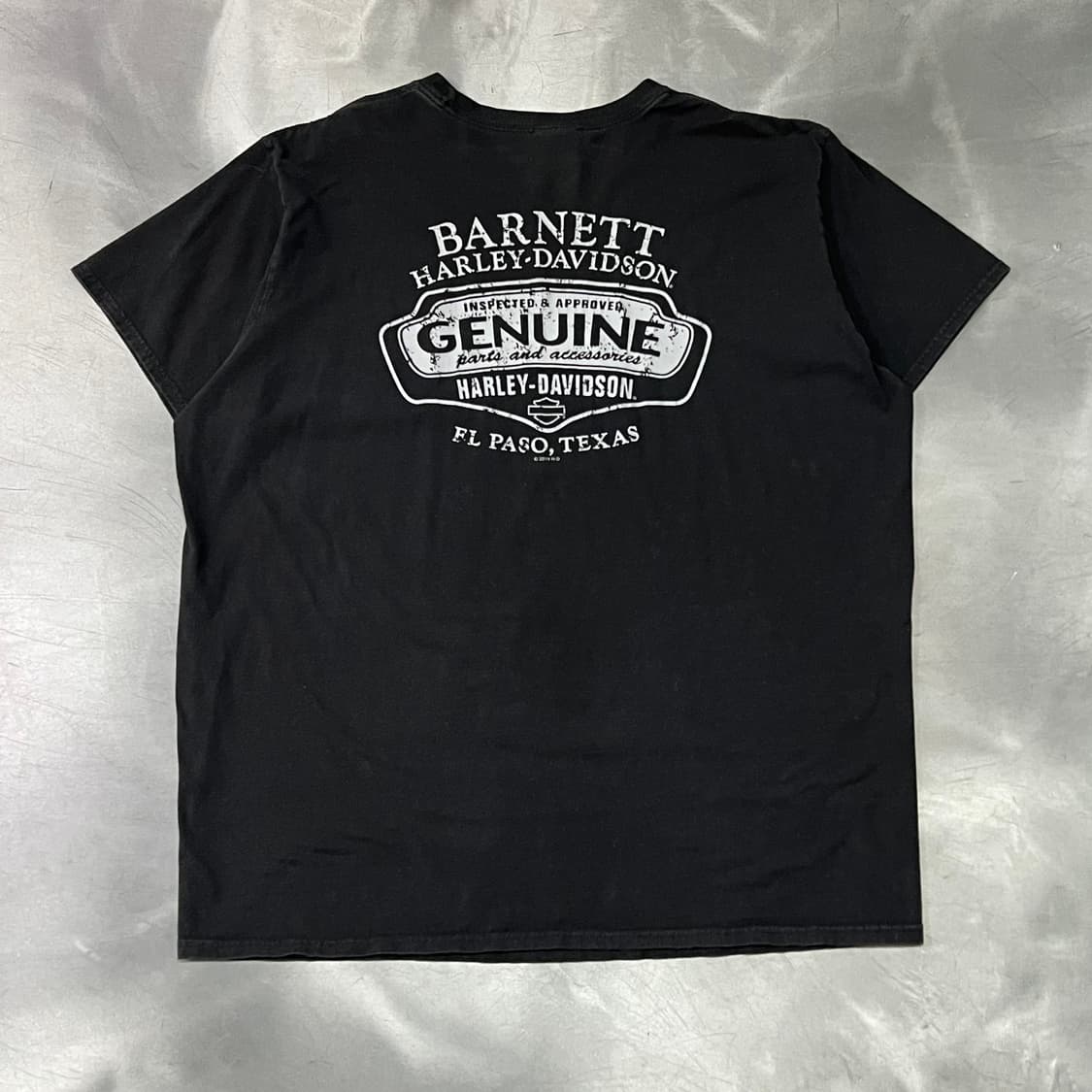  할리데이비슨 프린팅 포켓 반팔티 y15725 상품이미지2