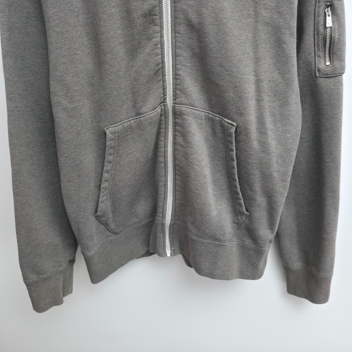 [L] 나이키 후드 집업 그레이 상품이미지3