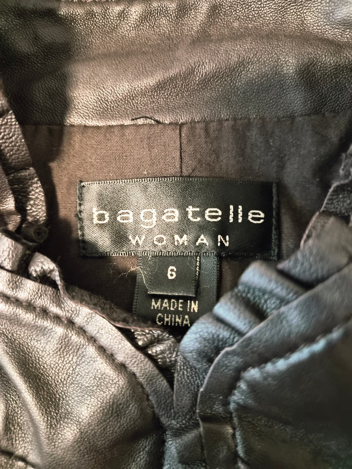 [Bagatelle] 바가텔 천연 양가죽 프릴 자켓 (사이즈 6 상품이미지6