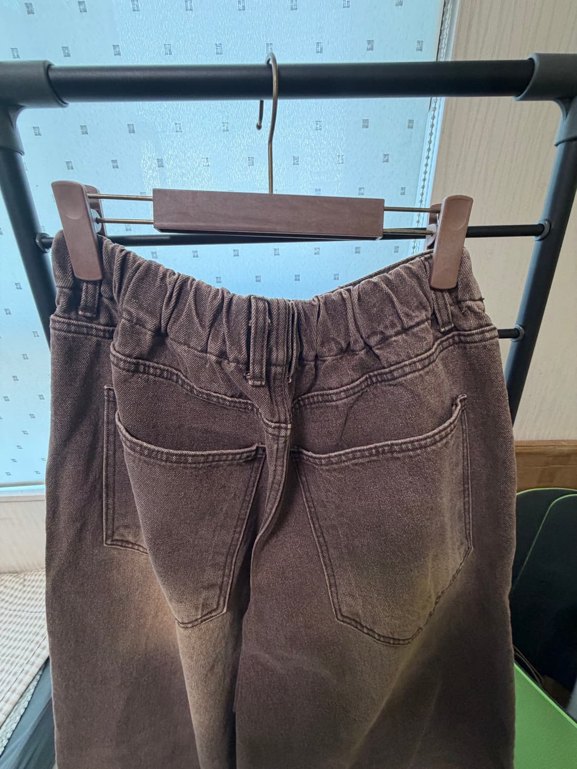 데미지 브라운 데님 팬츠데미지 브라운 데님 팬츠 상품이미지5