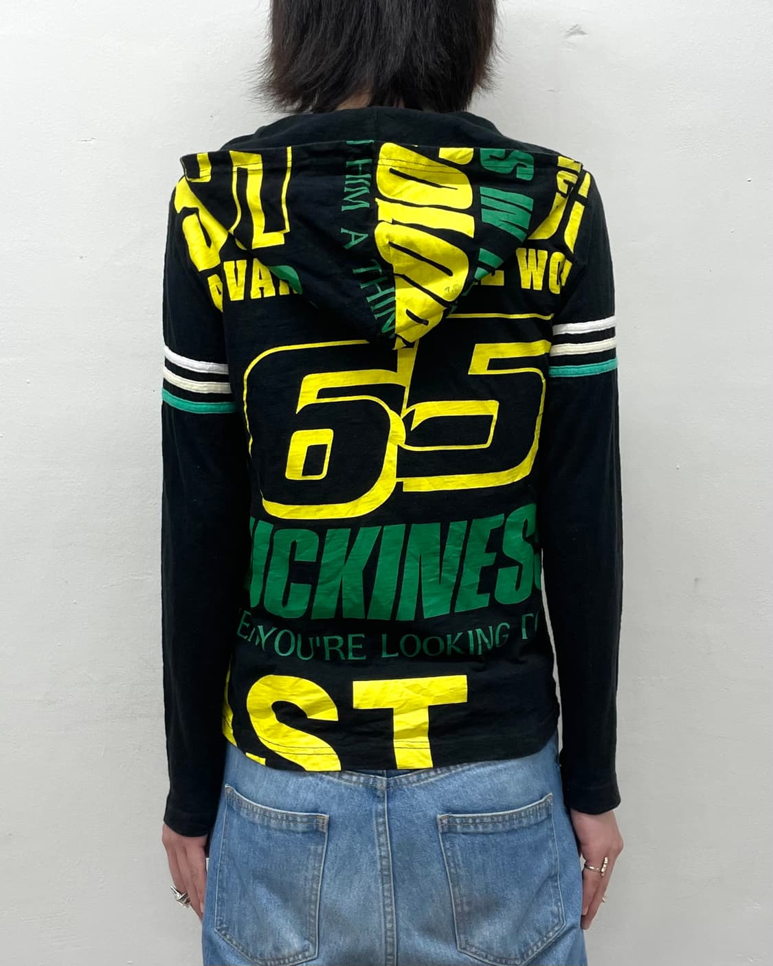 Retro-racing American flag hoodie 상품이미지2