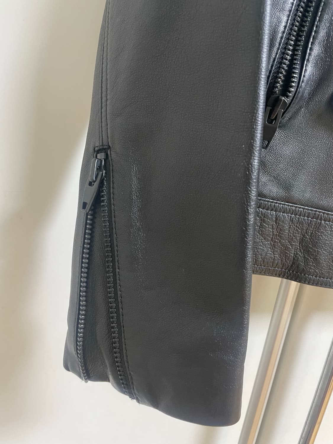 CC콜렉트 천연 양가죽 점퍼 상품이미지2