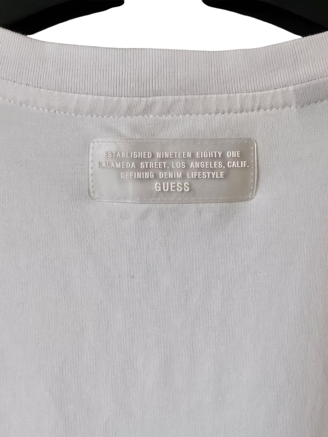 봄기본템 | 게스 브이넥 슬림핏 반팔티 M(95) | 여리핏 라이트핑크 상품이미지7