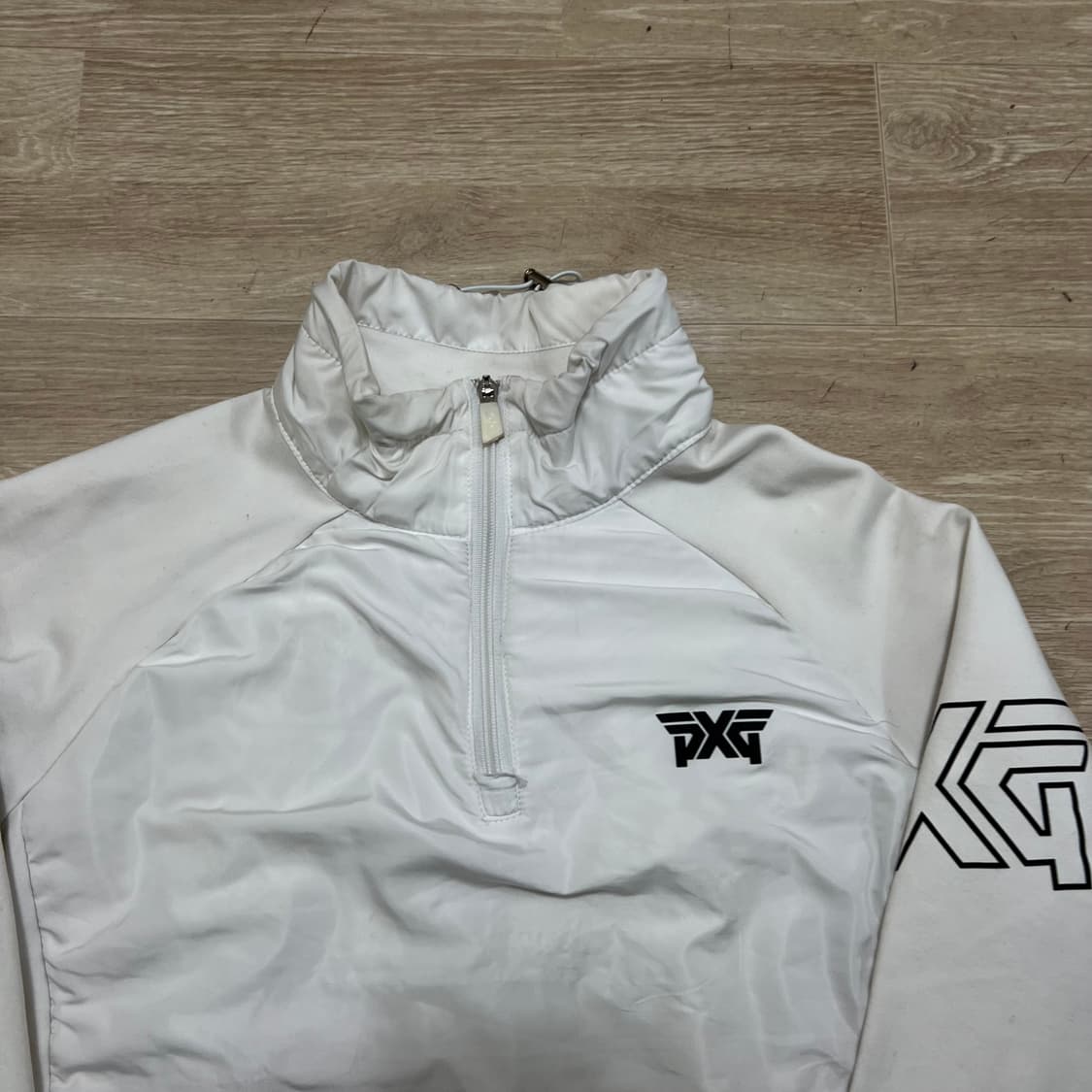 PXG 여성 골프웨어 기능성 반집업 져지 트랙탑 [화이트] M/95 상품이미지2