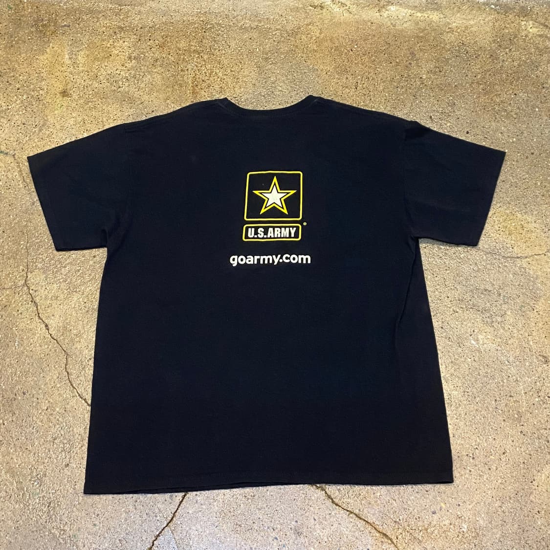 미국 빈티지 고아미 GO ARMY 아미티 미군 반팔티 상품이미지5
