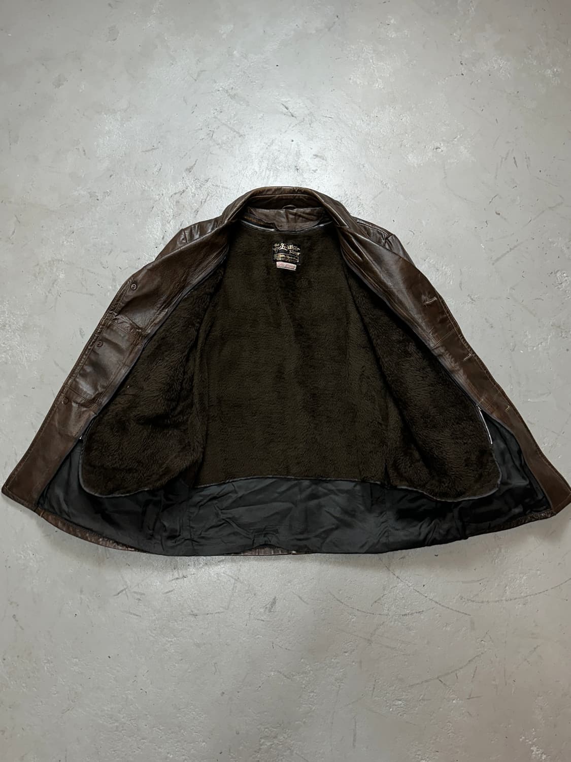 80's 빈티지 시어스 레더 카코트 빈티지 레더 코트 블레이저 상품이미지7