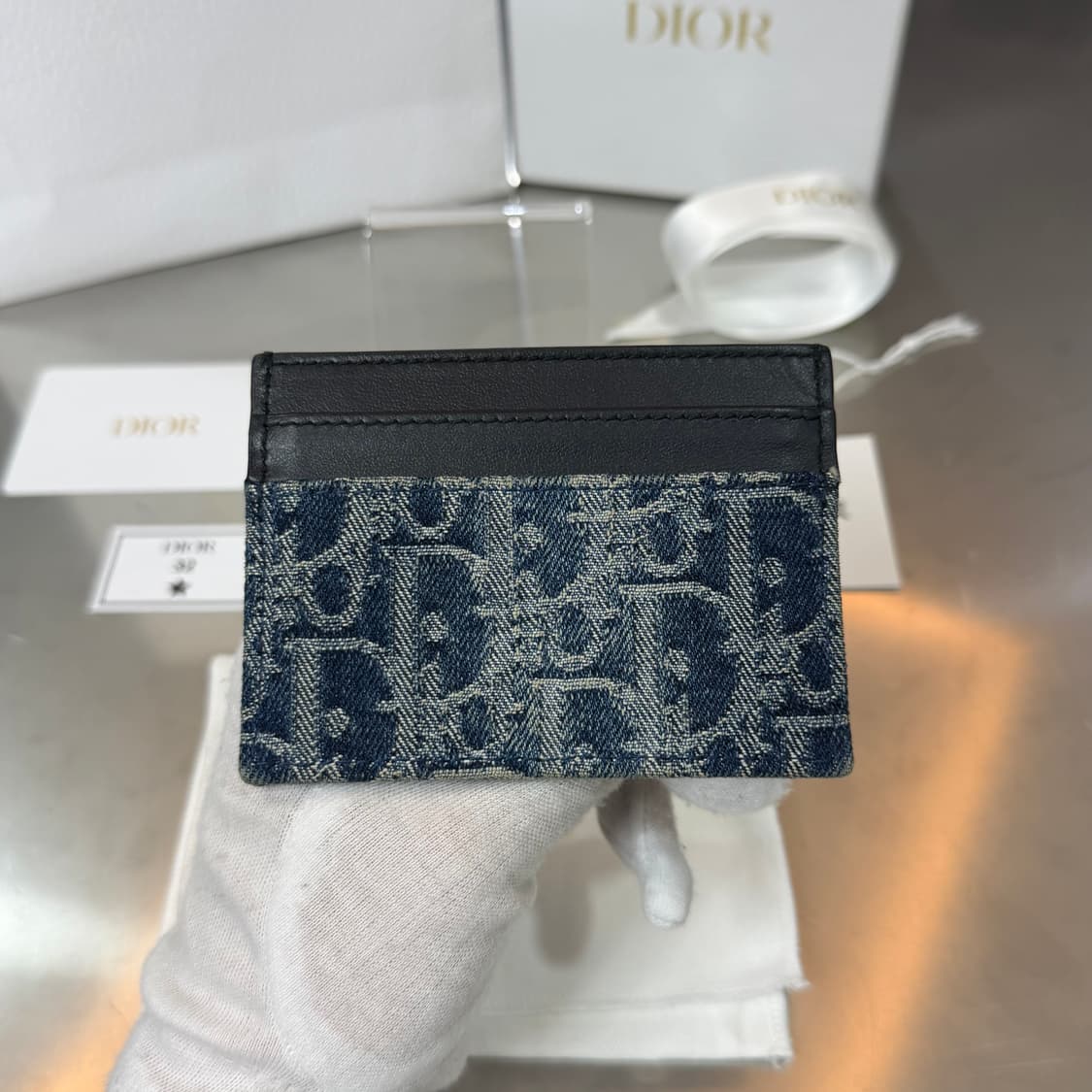 [리오브] 디올 CD 몽테인 30 오블리크 카드지갑 상품이미지3