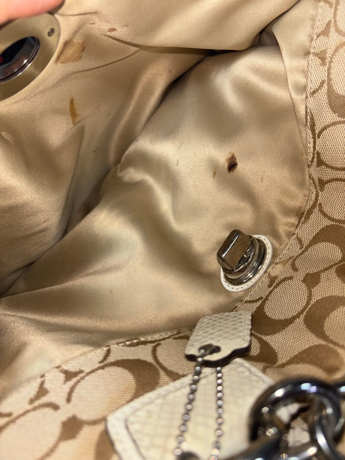 🚨연말세일🚨Coach ivory vintage bag 상품이미지6