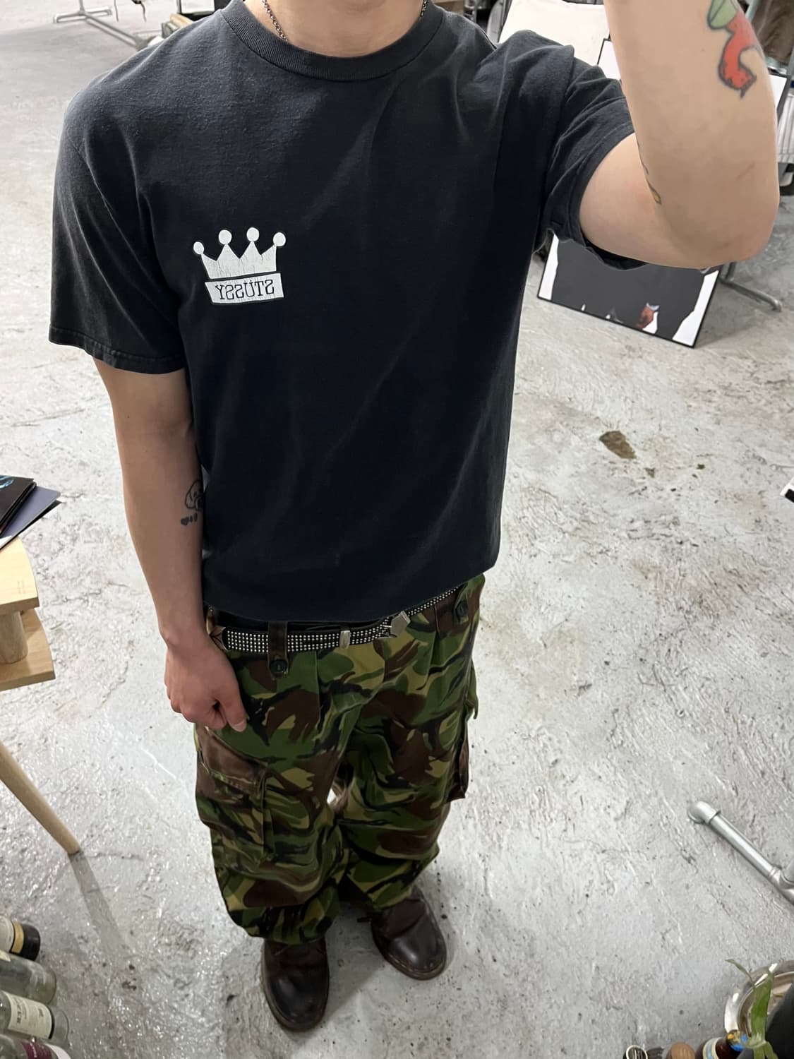 Old Stussy crown tee 🇲🇽 상품이미지3