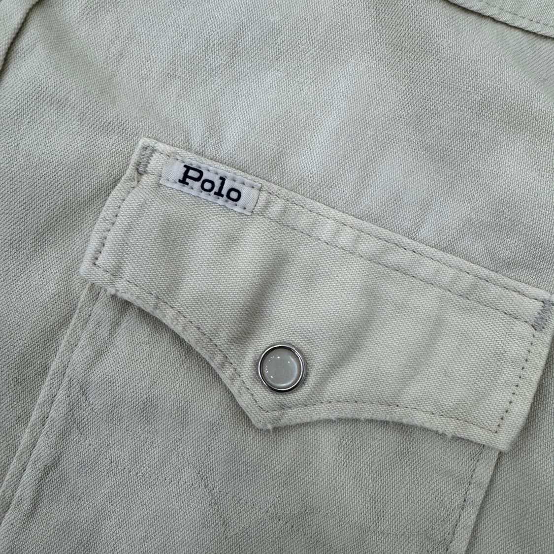 L 폴로 랄프로렌 데님앤서플라이 베이지 웨스턴 남방 셔츠  상품이미지5