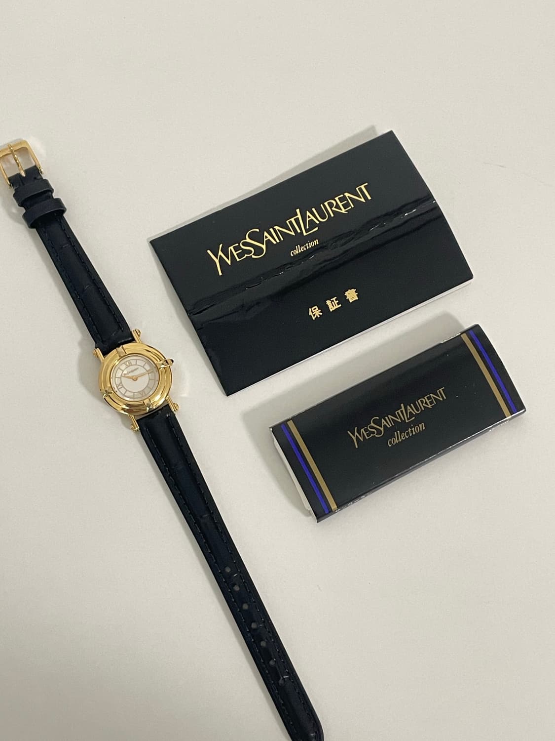 YSL roman index watch / 생로랑 골드 로만 인덱스 시계 상품이미지10