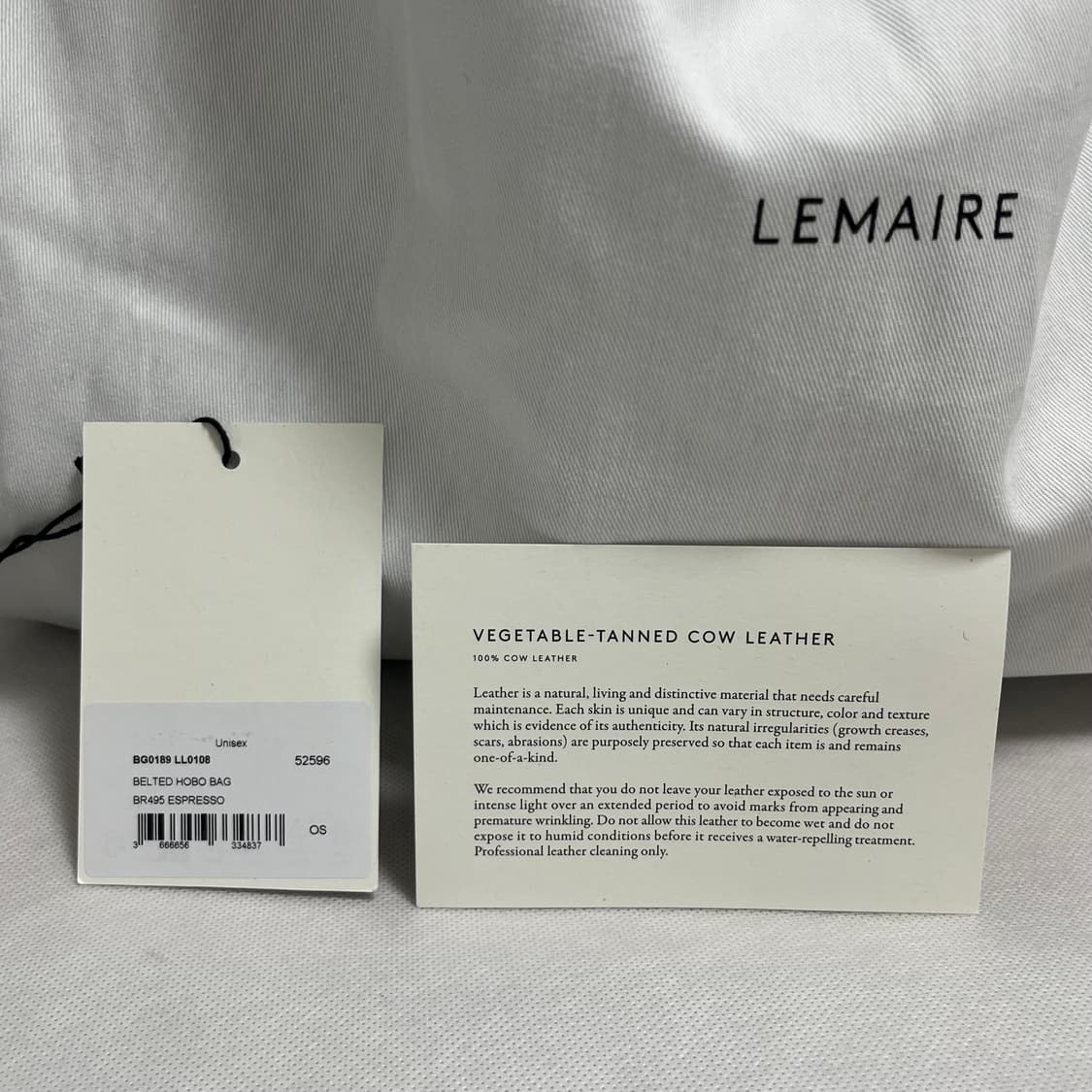 르메르 25fw 벨티드 호보 백/에스프레소 상품이미지5