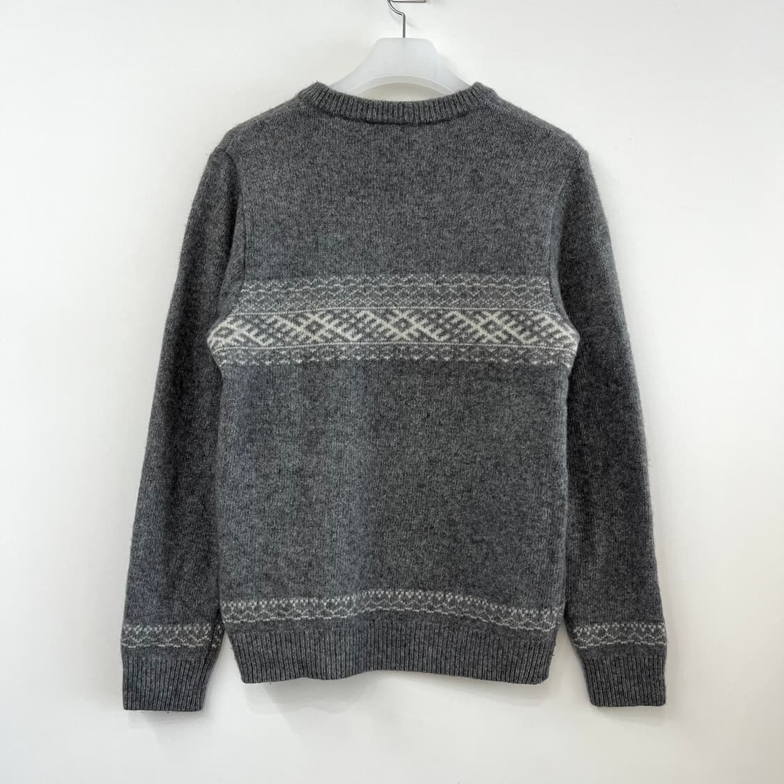 칼하트 노르딕 패턴 그레이 울 니트 상품이미지4