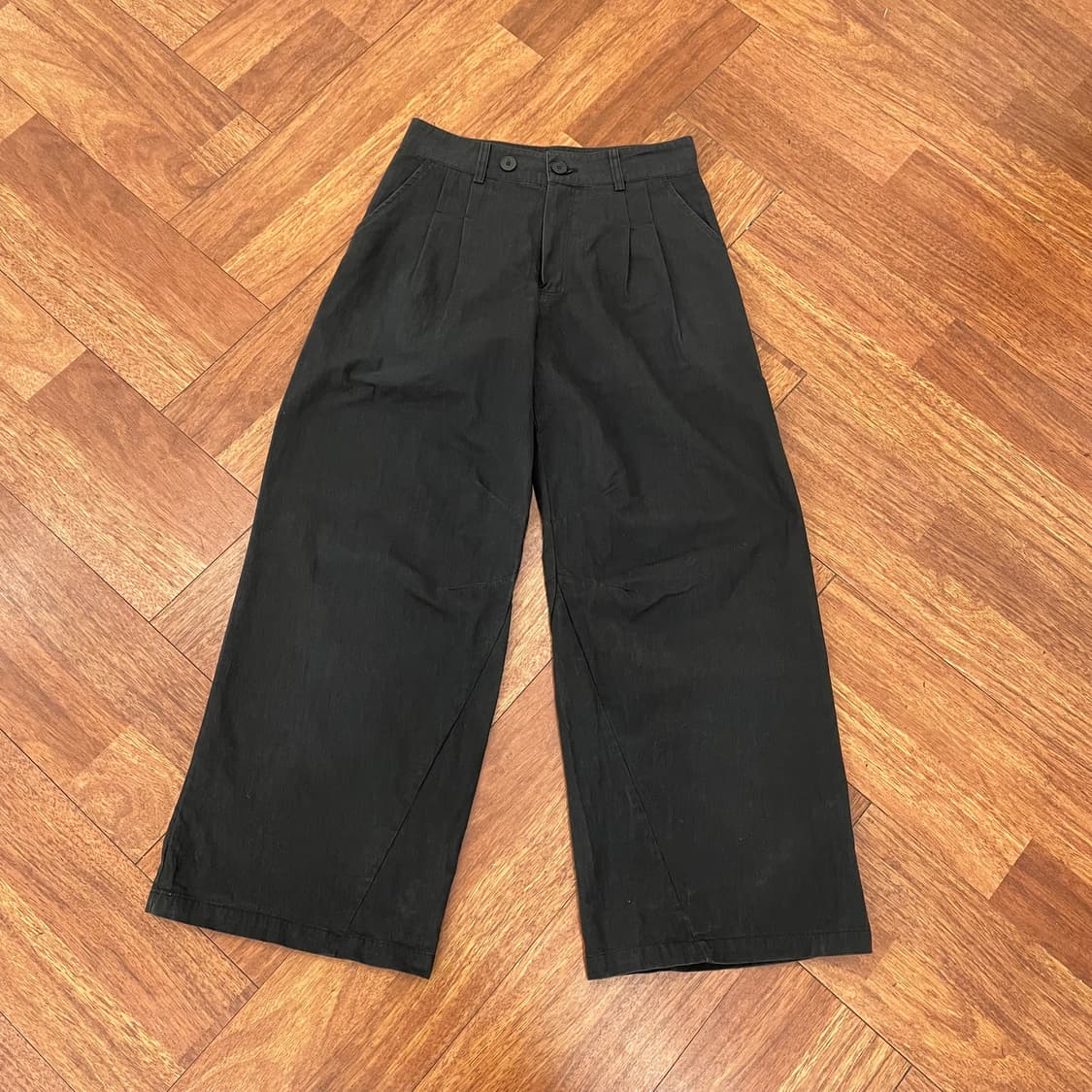 미세키서울 웨이스트 포켓 백 와이드 팬츠 상품이미지2