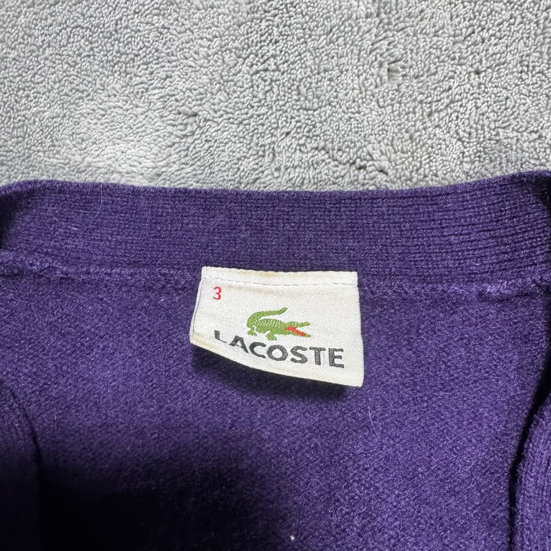 라코스테 커스텀 크롭 가디건  상품이미지4