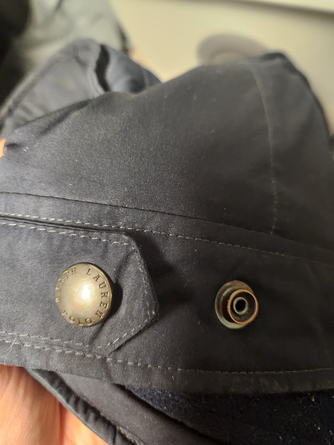 폴로 랄프로렌 빈티지 폴리쉘 자켓 네이비 (실측 M~L정도) 상품이미지3