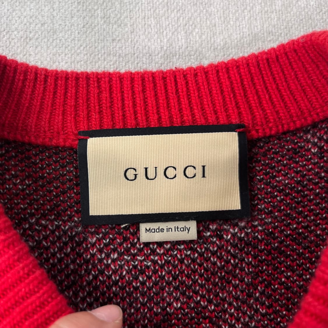 105 구찌 스컹크 멀티 로고 울 니트  상품이미지3