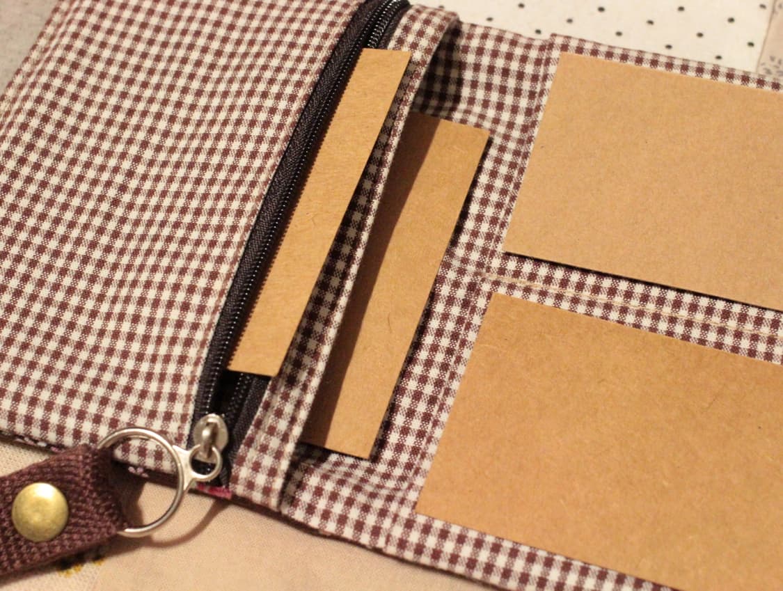 핸드메이드 브라운 지갑 상품이미지4