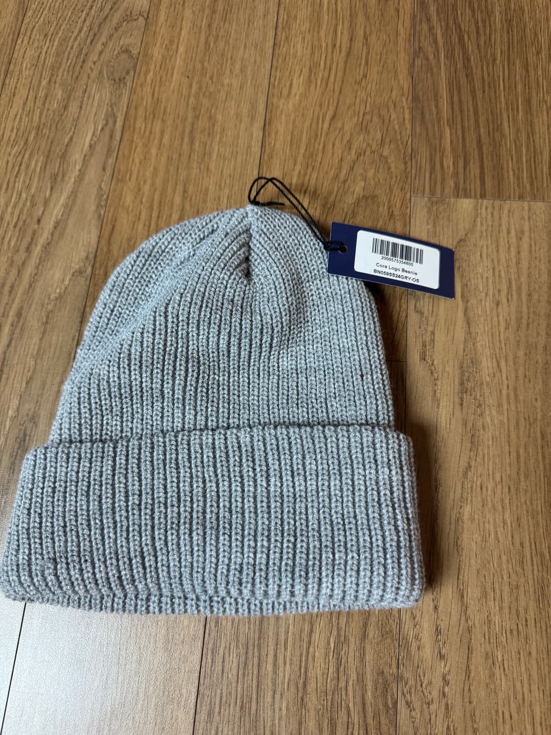 [NOAH] (새상품) 노아 로고 자수 비니 회색 상품이미지2