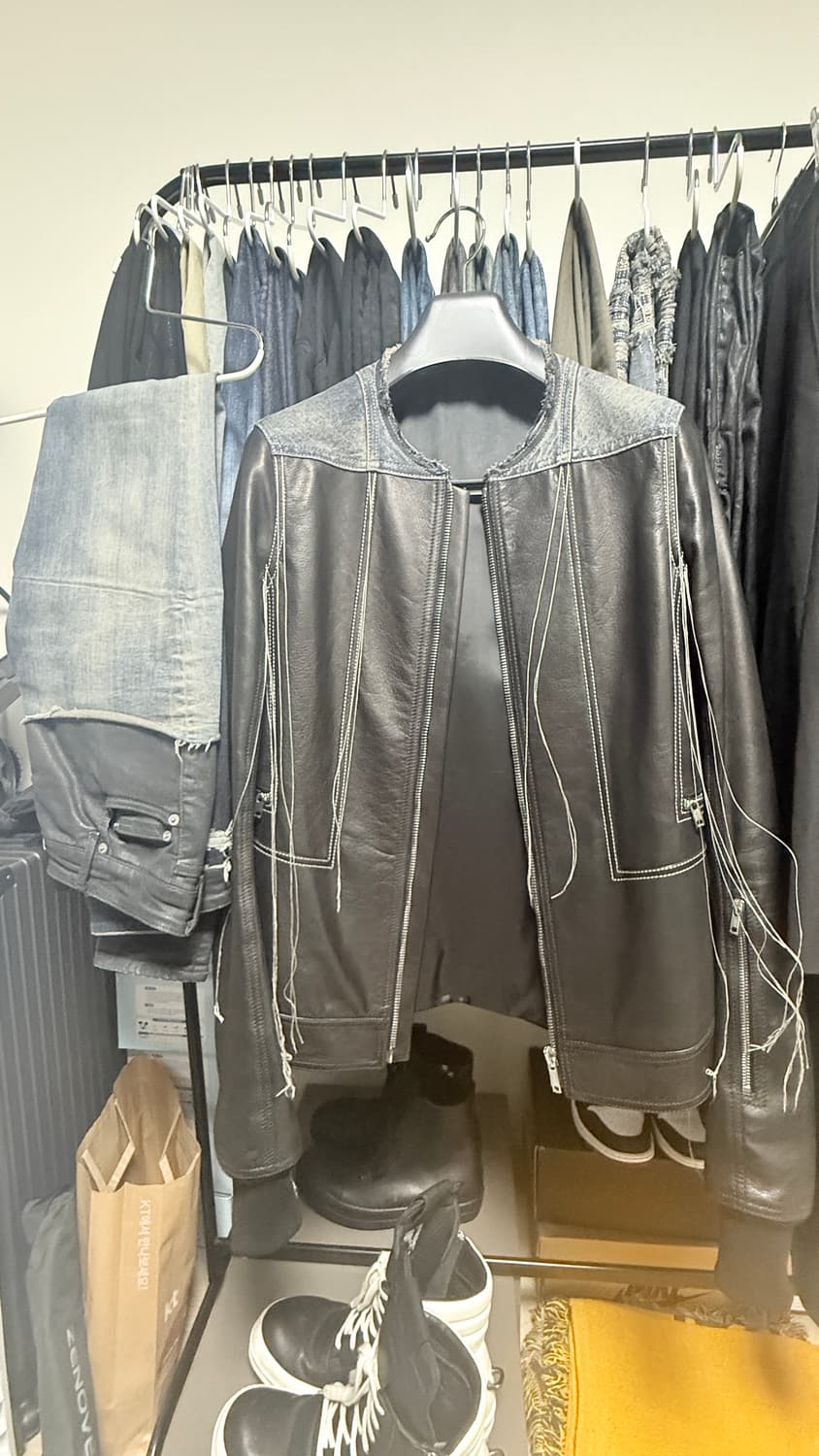 릭오웬스 바벨 허슬러 레더자켓 상품이미지1