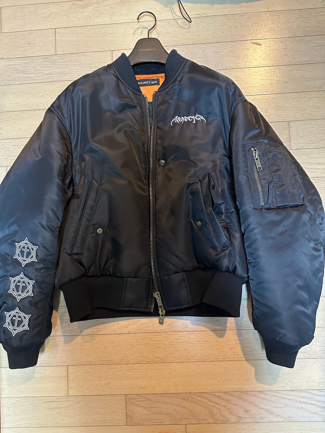 [1] 프로젝트 gr 메탈릭 봄버 자켓 상품이미지2