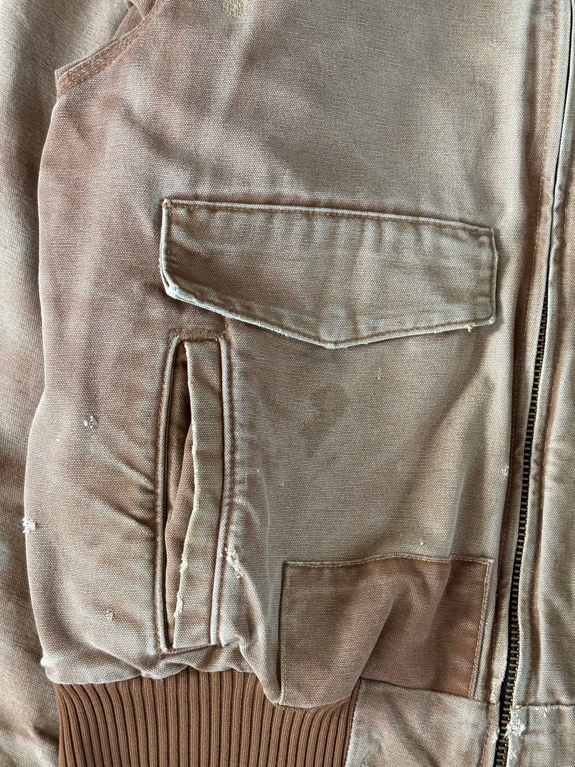 Carhartt 칼하트 90’s J165 베이지 워크 자켓 상품이미지5