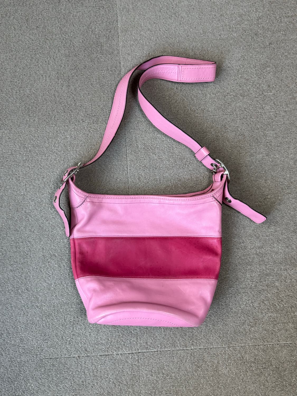 올드 코치 럭비 스트라이프 더플 크로스백 상품이미지1